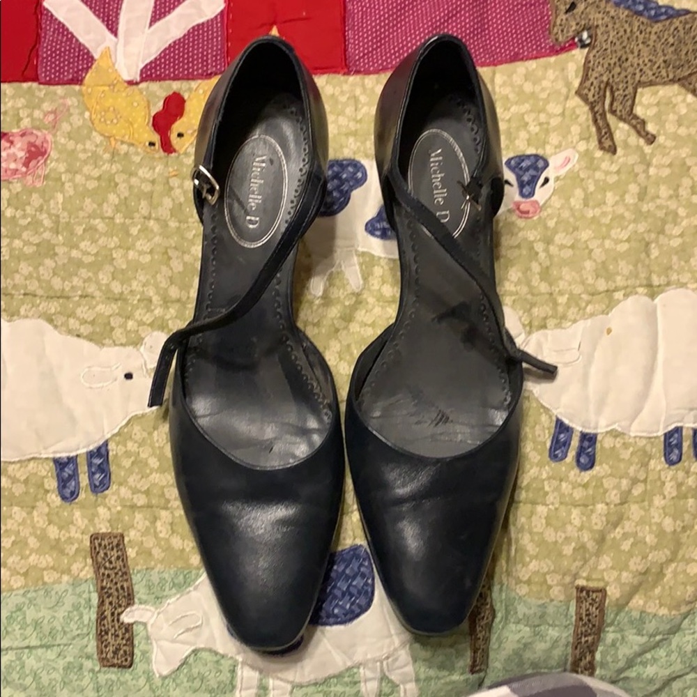 Navy Michelle D heels
